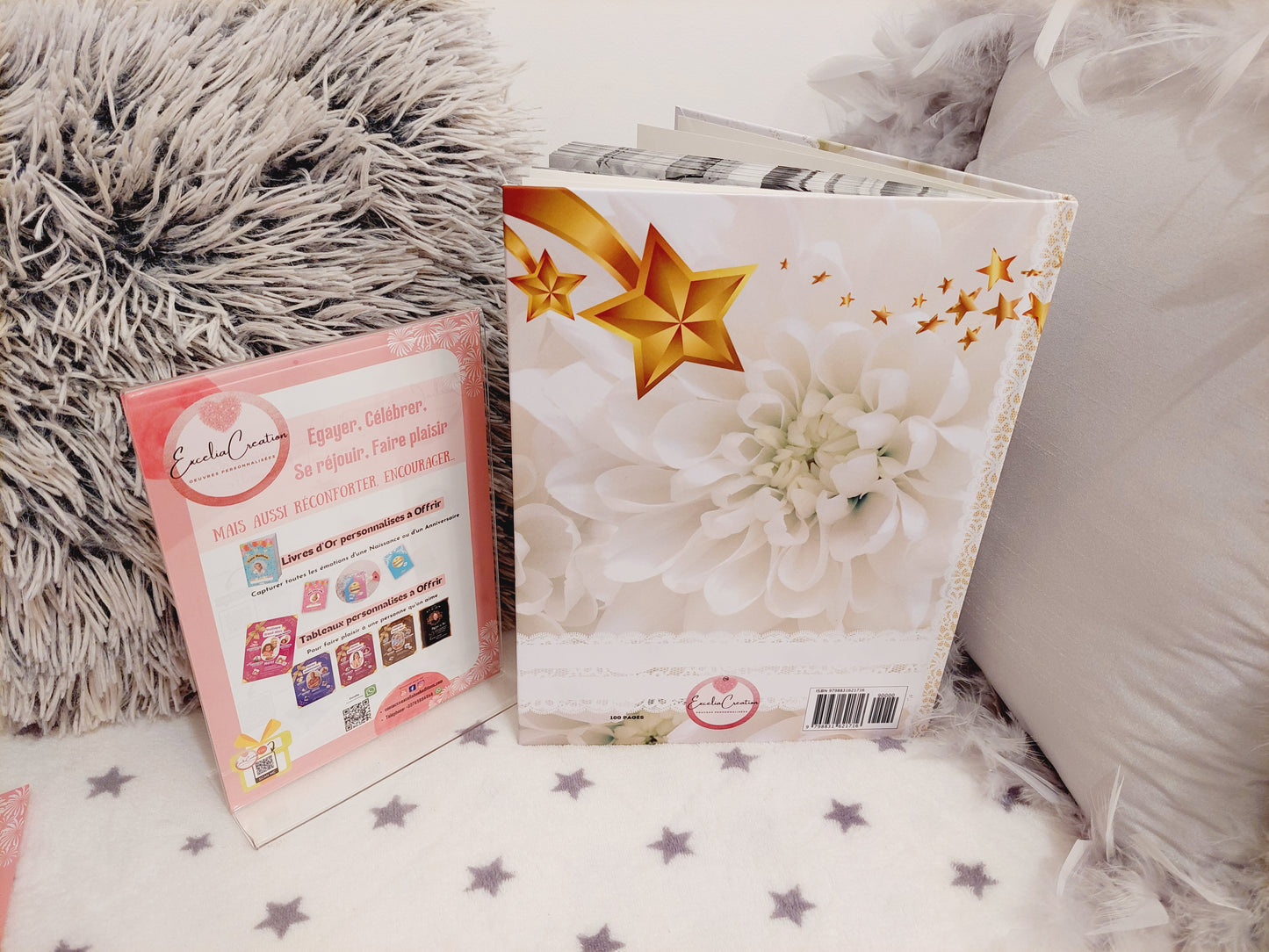 Livre d'Or personnalisé pour toutes vos célébrations - Anniversaire, Noces, Mariage, Fête surprise, Fiançailles etc.