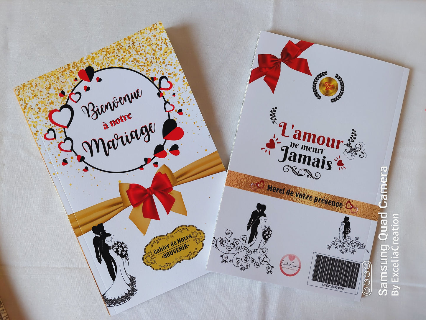 Bienvenue à notre Mariage - Cahier de Notes Souvenir - Cadeau invité à Offrir en guise de Remerciements: Pour dire Merci et Faire Plaisir à vos invités