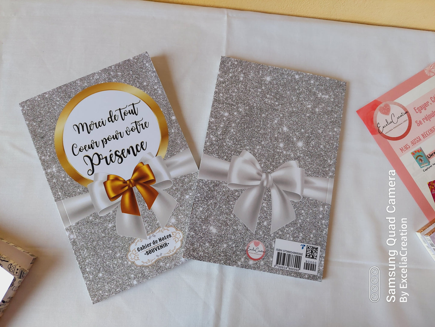 Merci de tout cœur pour votre présence - Cahier de Notes Souvenir - Cadeau invité à Offrir en guise de Remerciement: Pour faire Plaisir à vos invités en toute occasion