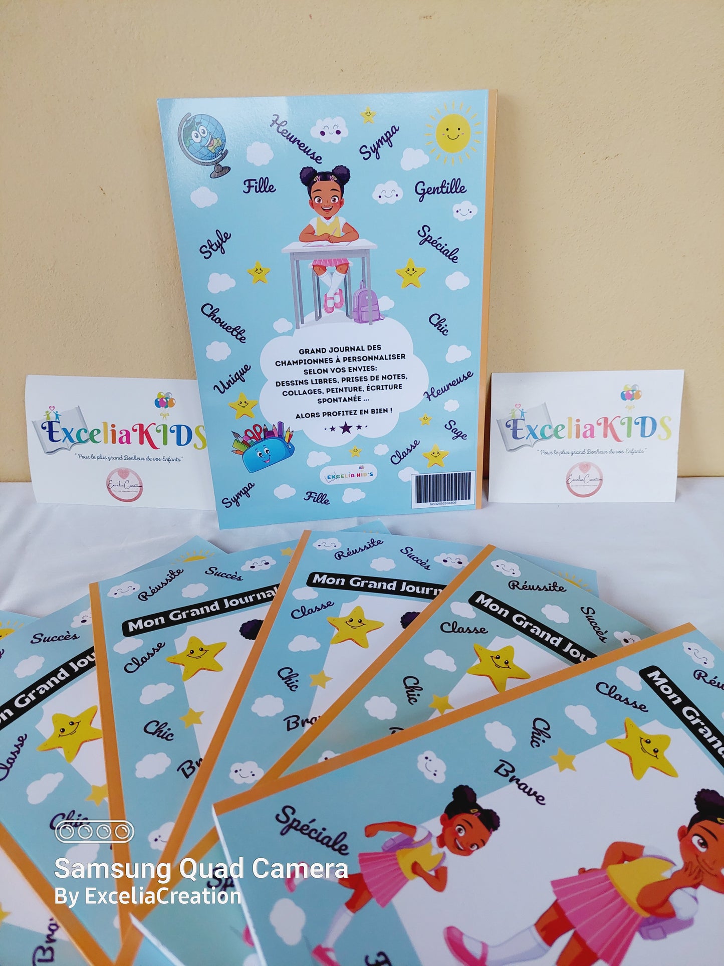 Mon Grand Journal de Championne pour la réussite et le succès d'une fille: Géniale, fière, spéciale, unique, brave, précieuse... Dès 7 ans