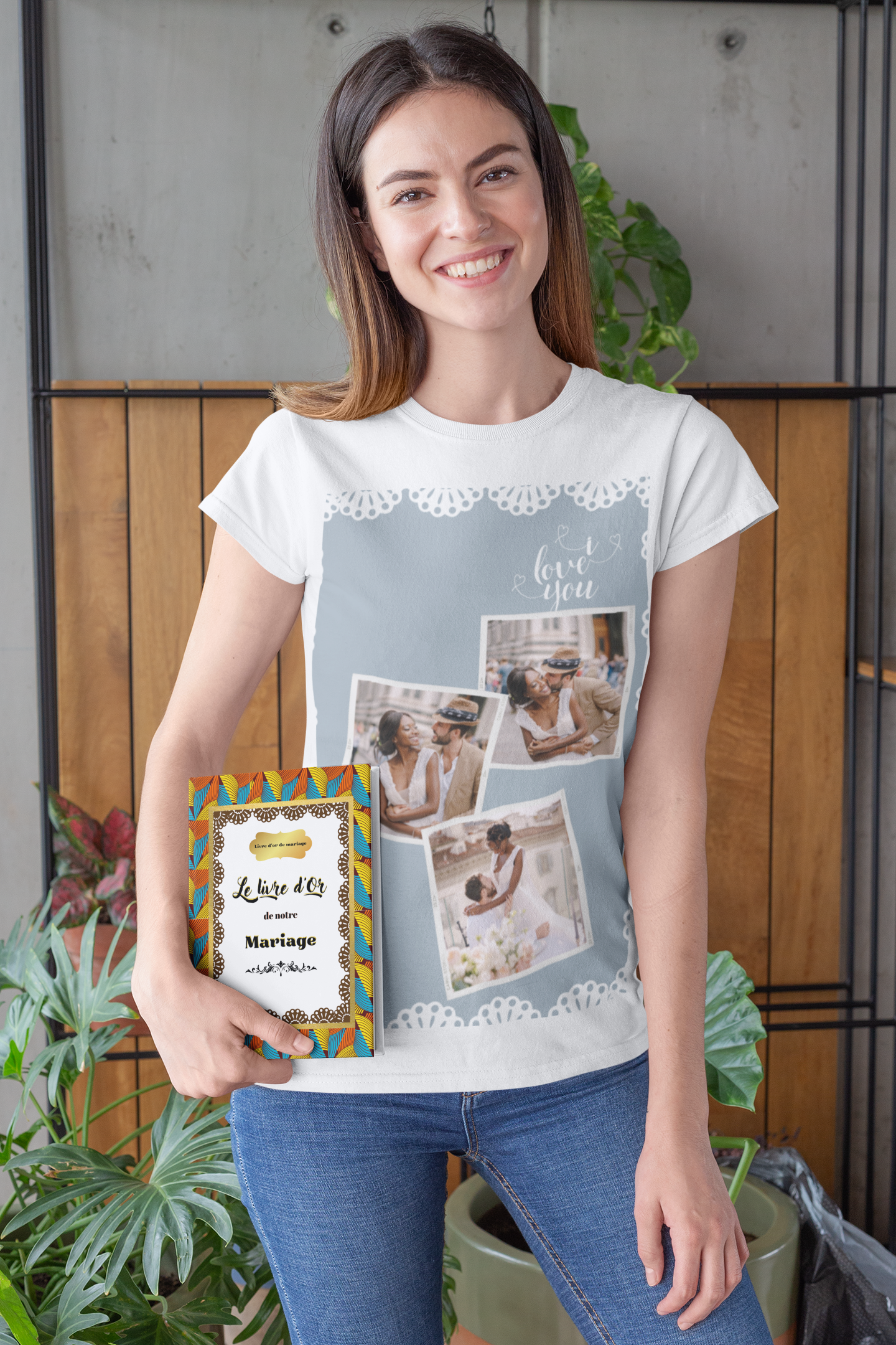 Le Livre d'Or de notre Mariage - Thème Exotique Wax