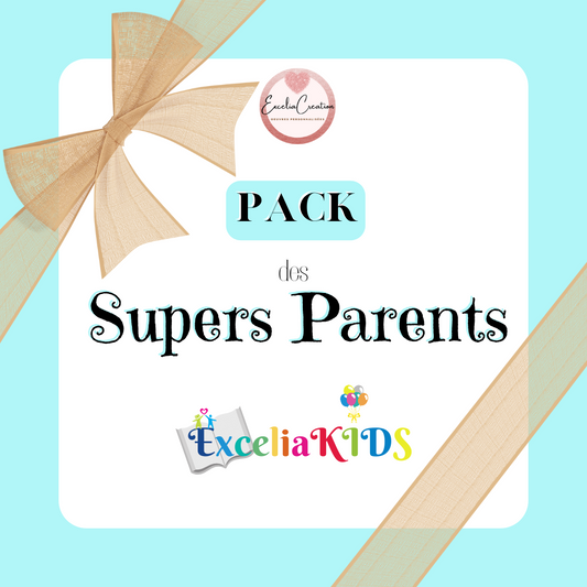 Pack des Supers Parents pour stimuler la Confiance et l'Estime de Soi des Parents et Enfants