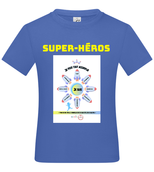 Tee-shirt de super-héros à manches courtes pour Garçon - Je peux tout accomplir