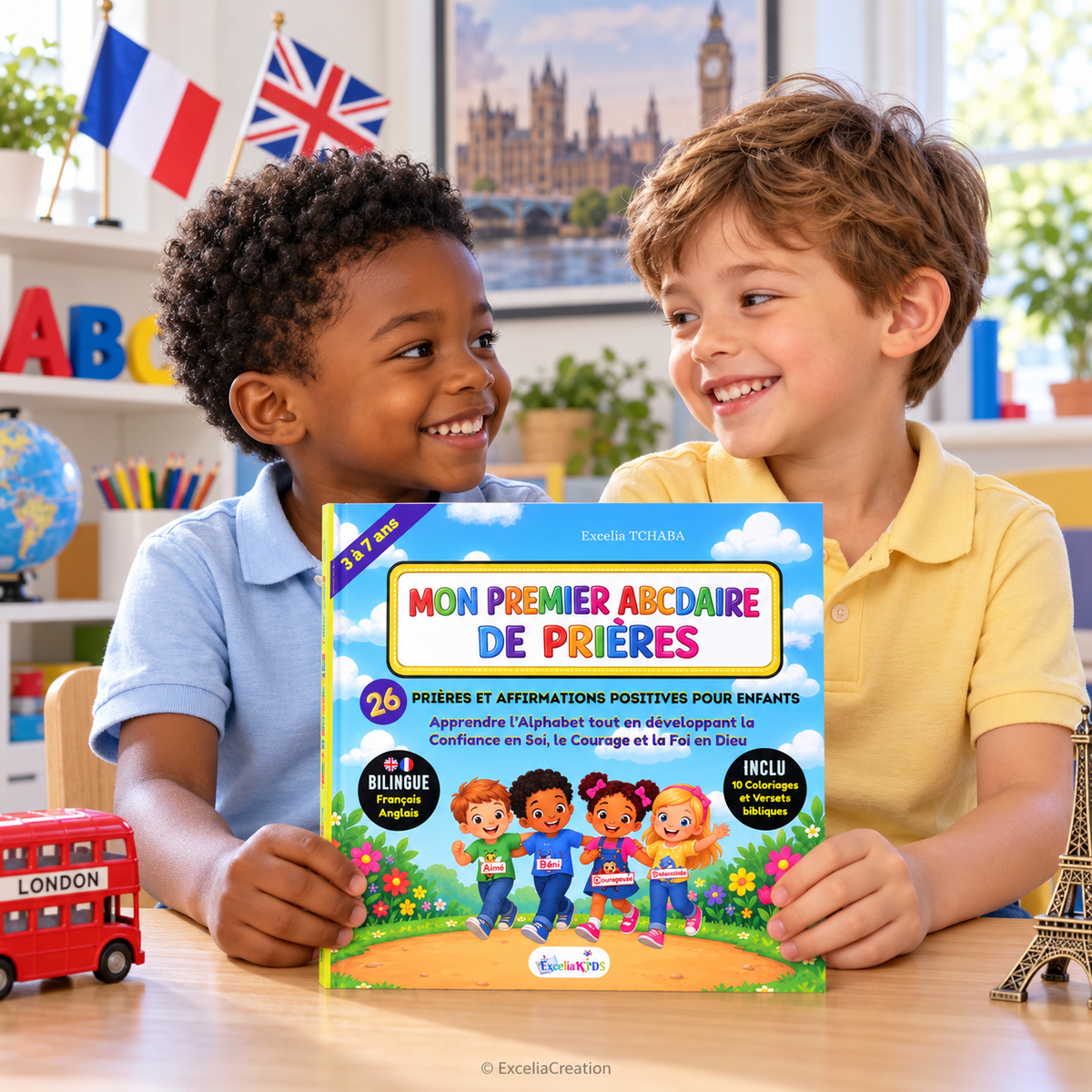Deux copains dans un décor franco-anglais