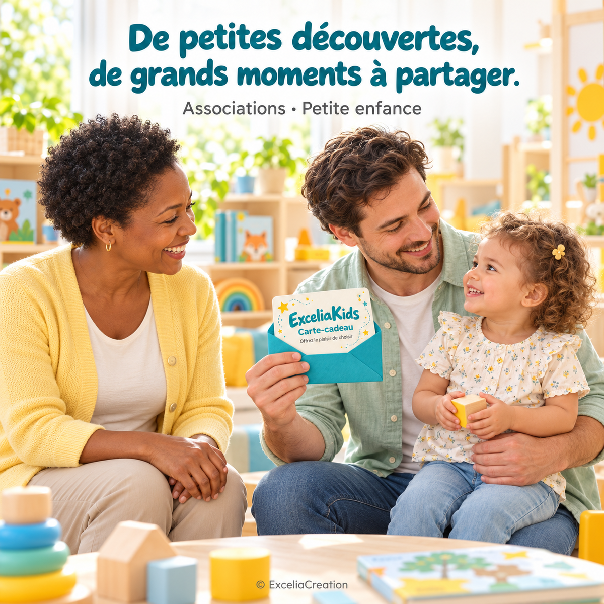 Carte-cadeau ExceliaKids pour associations et petite enfance