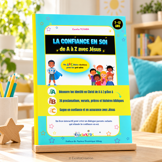 Couverture de La confiance en soi de A à Z avec Jésus – 7 à 12 ans