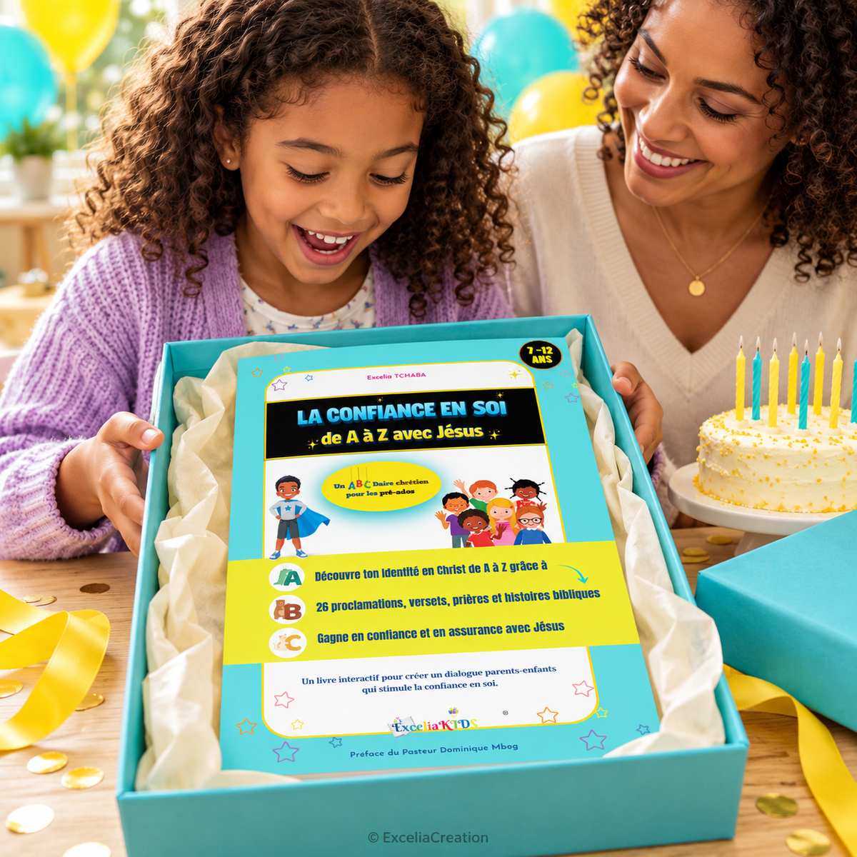 Le livre offert dans un coffret pour un anniversaire