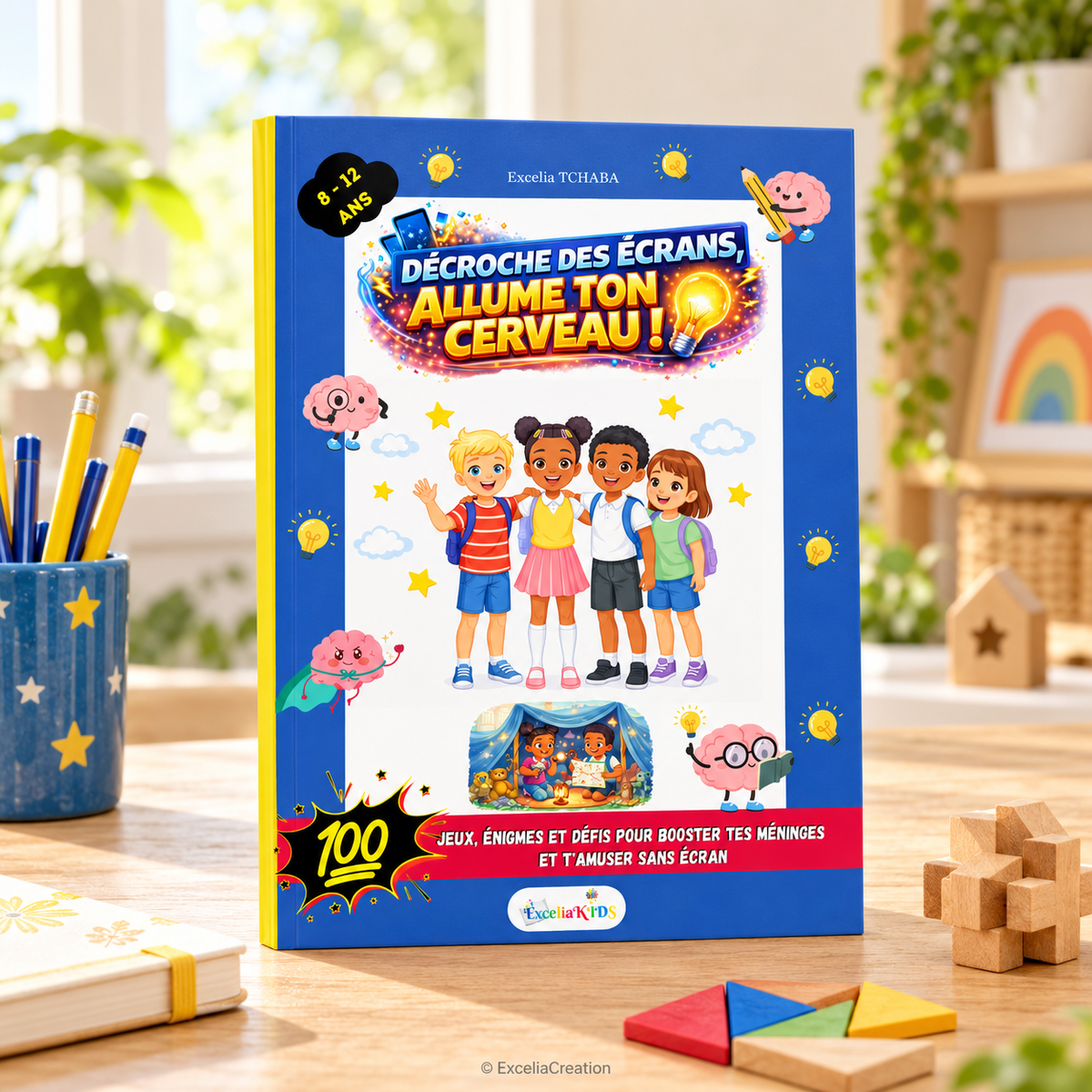 Couverture de Décroche des écrans, allume ton cerveau, 8–12 ans