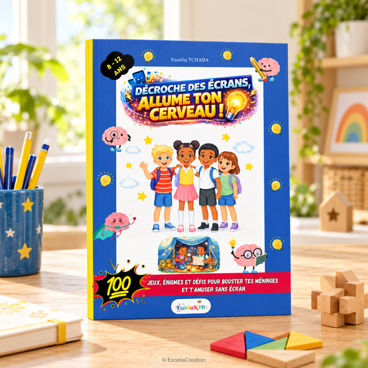 Couverture de Décroche des écrans, allume ton cerveau, 8–12 ans