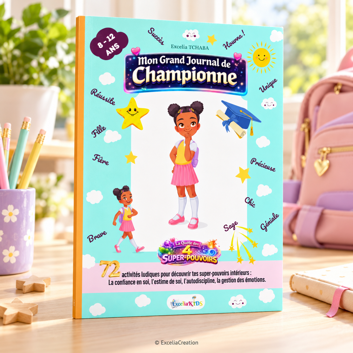 Couverture du Journal de Championne 8–12 ans