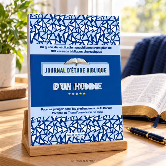 Couverture du Journal d’étude biblique d’un Homme Précieux sur un présentoir