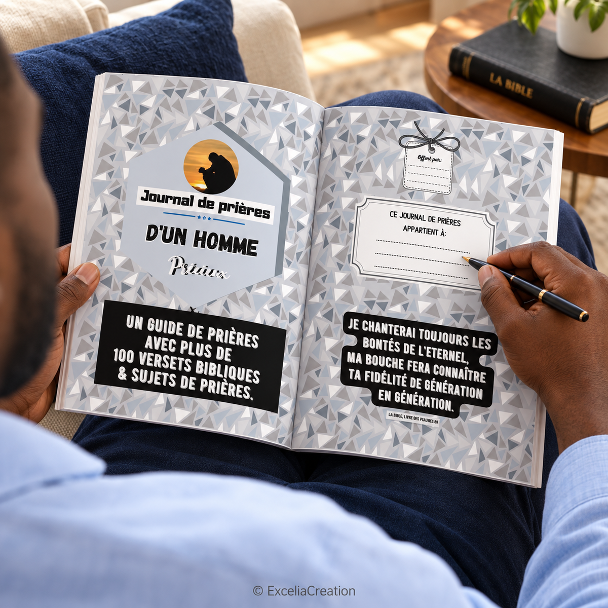 Pages d’introduction et d’appartenance du journal – © ExceliaCreation