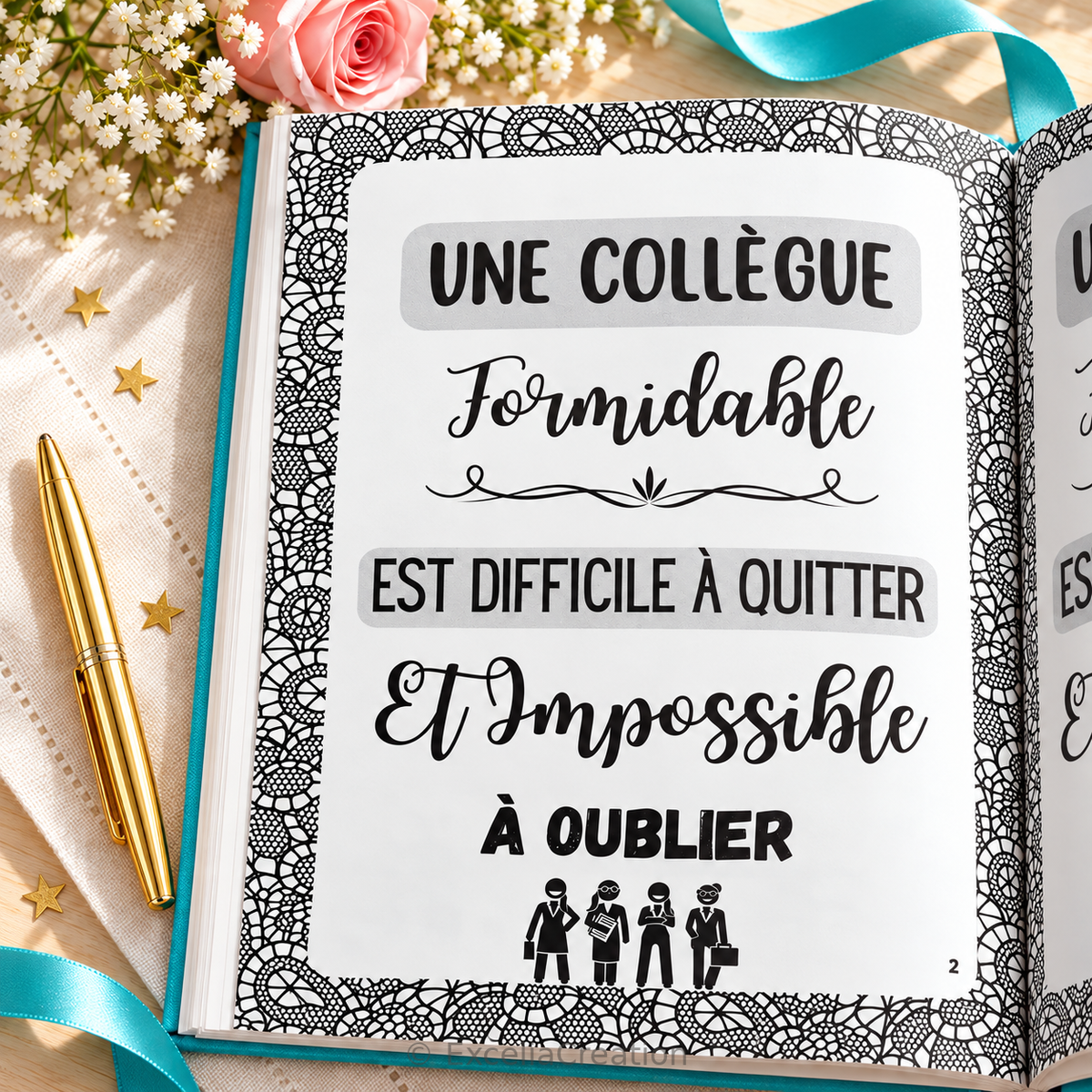 Page Une collègue formidable est impossible à oublier