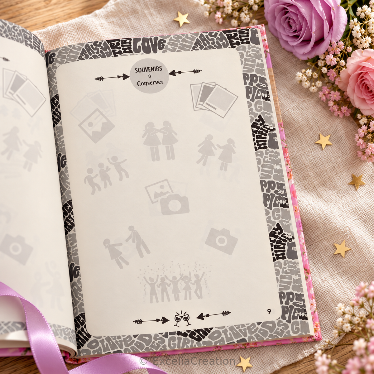 Page Souvenirs à conserver du livre d’or