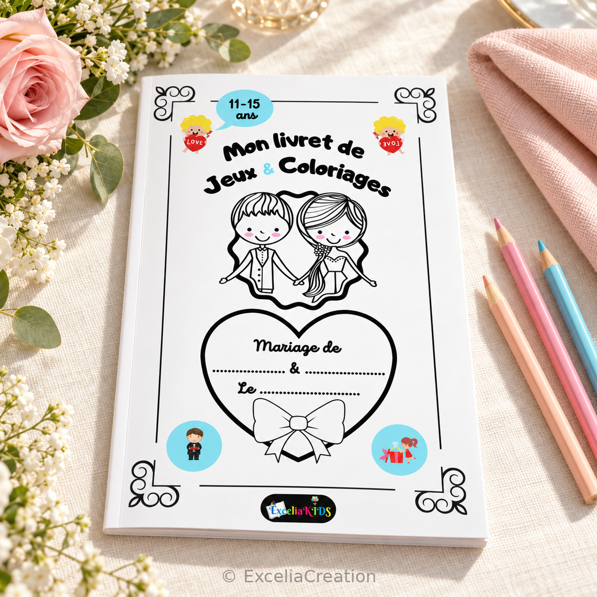 Livret mariage 11 à 15 ans — couverture
