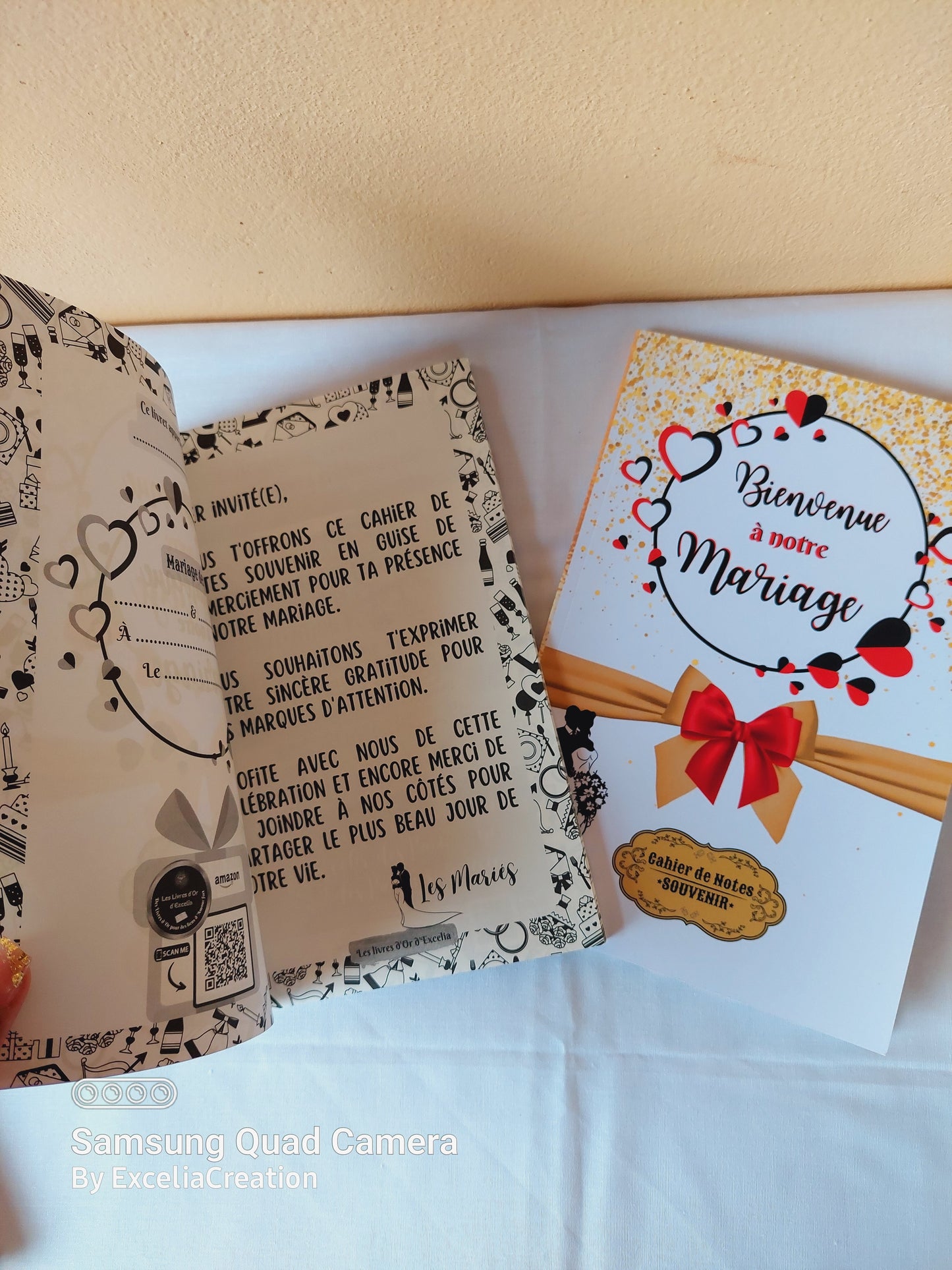Bienvenue à notre Mariage - Cahier de Notes Souvenir - Cadeau invité à Offrir en guise de Remerciements: Pour dire Merci et Faire Plaisir à vos invités