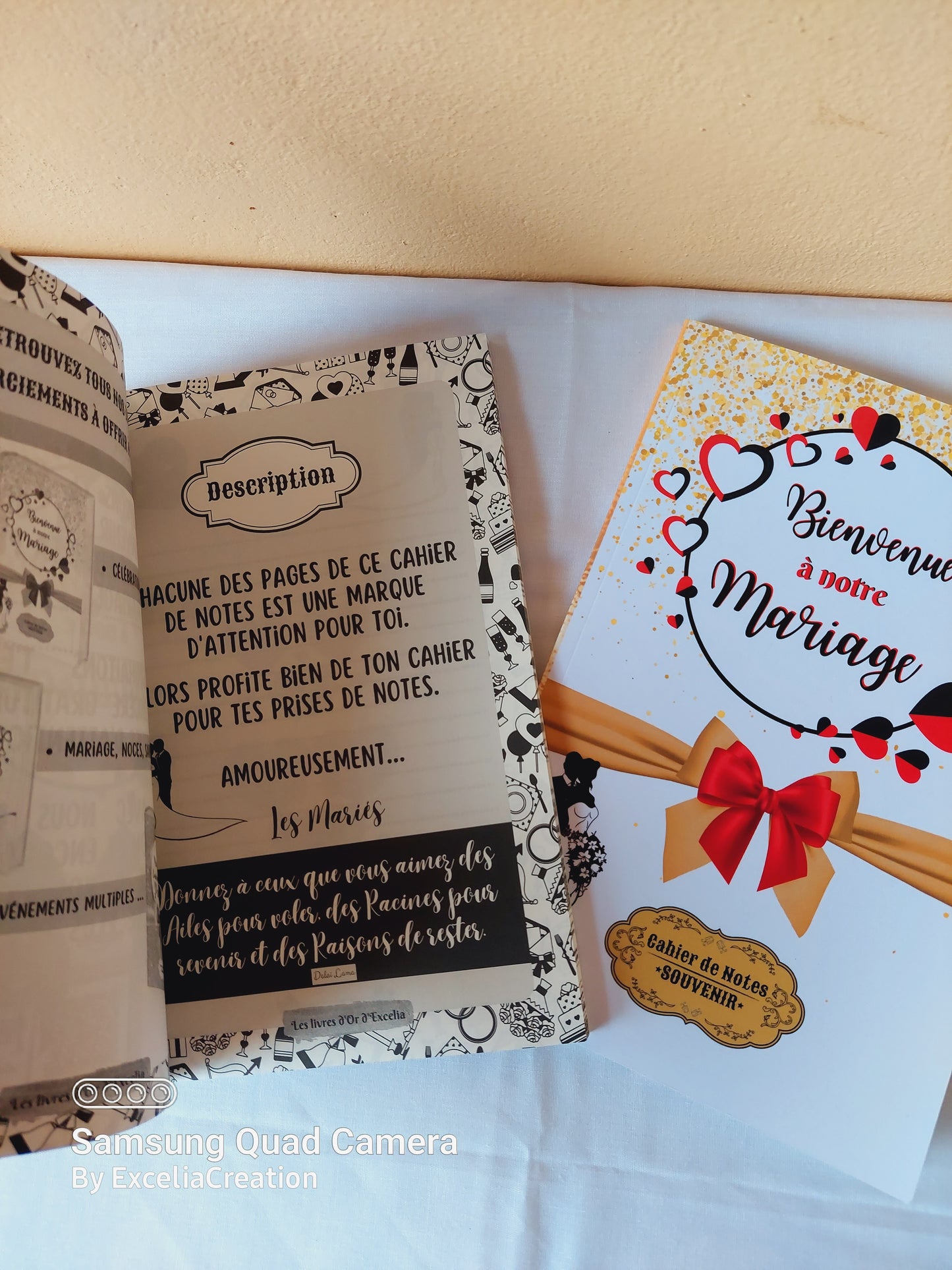 Bienvenue à notre Mariage - Cahier de Notes Souvenir - Cadeau invité à Offrir en guise de Remerciements: Pour dire Merci et Faire Plaisir à vos invités